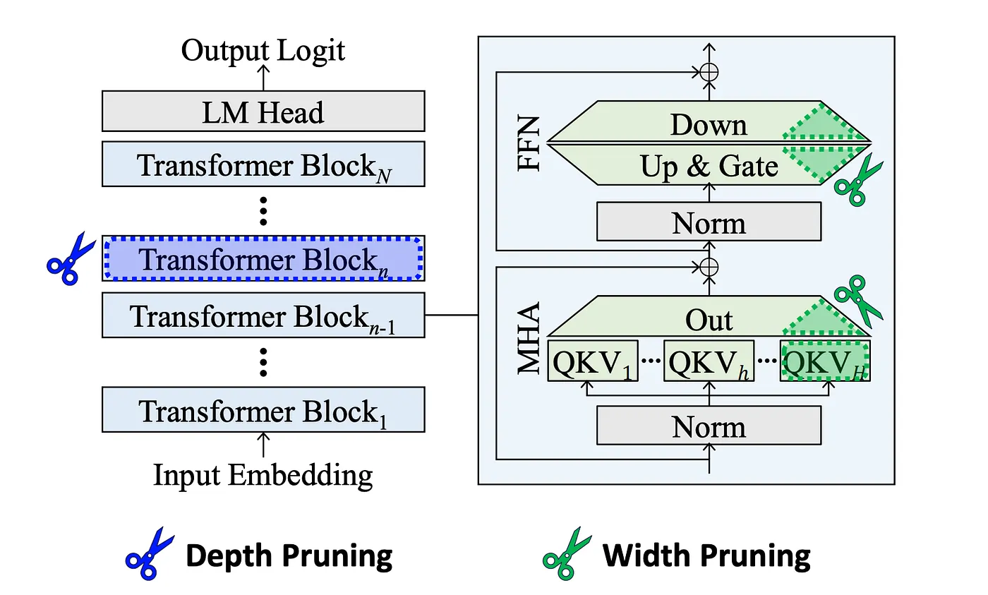 Figure 5: Comparison of pruning units